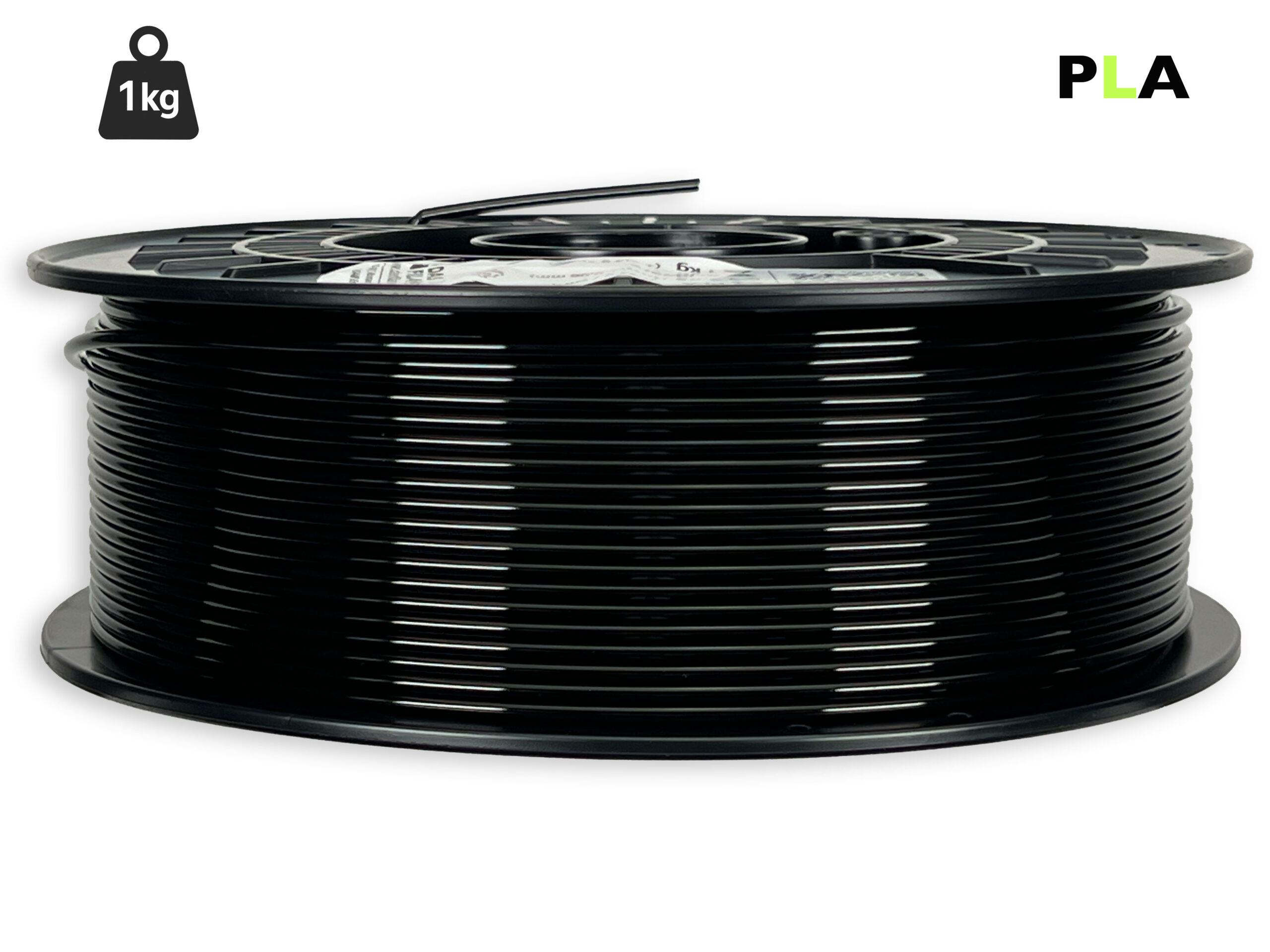 PLA Filament - 2,85 mm - Schwarz - 1 kg – Bild 1
