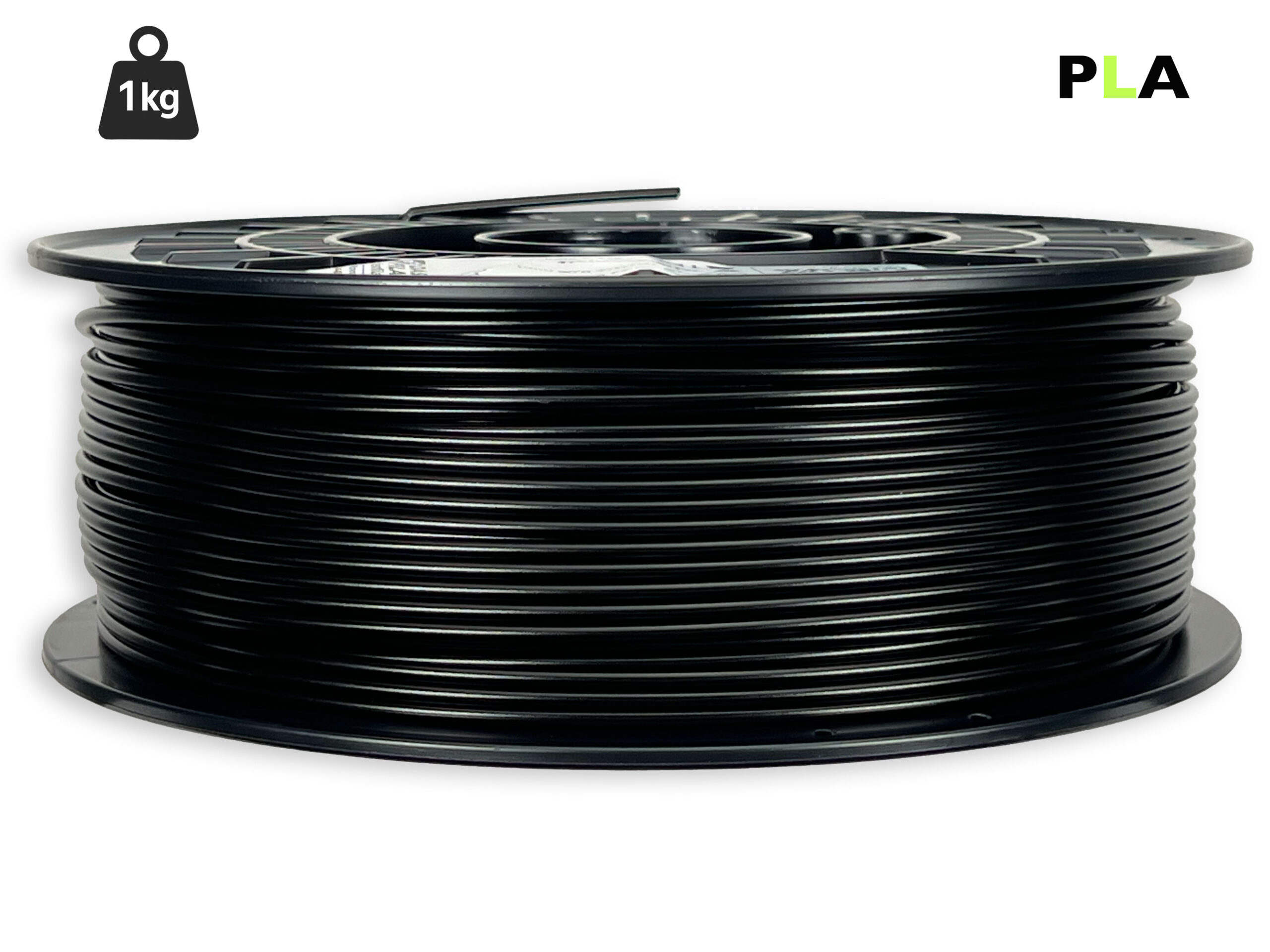 PLA Filament - 2,85 mm - Schwarz matt - 1 kg – Bild 1