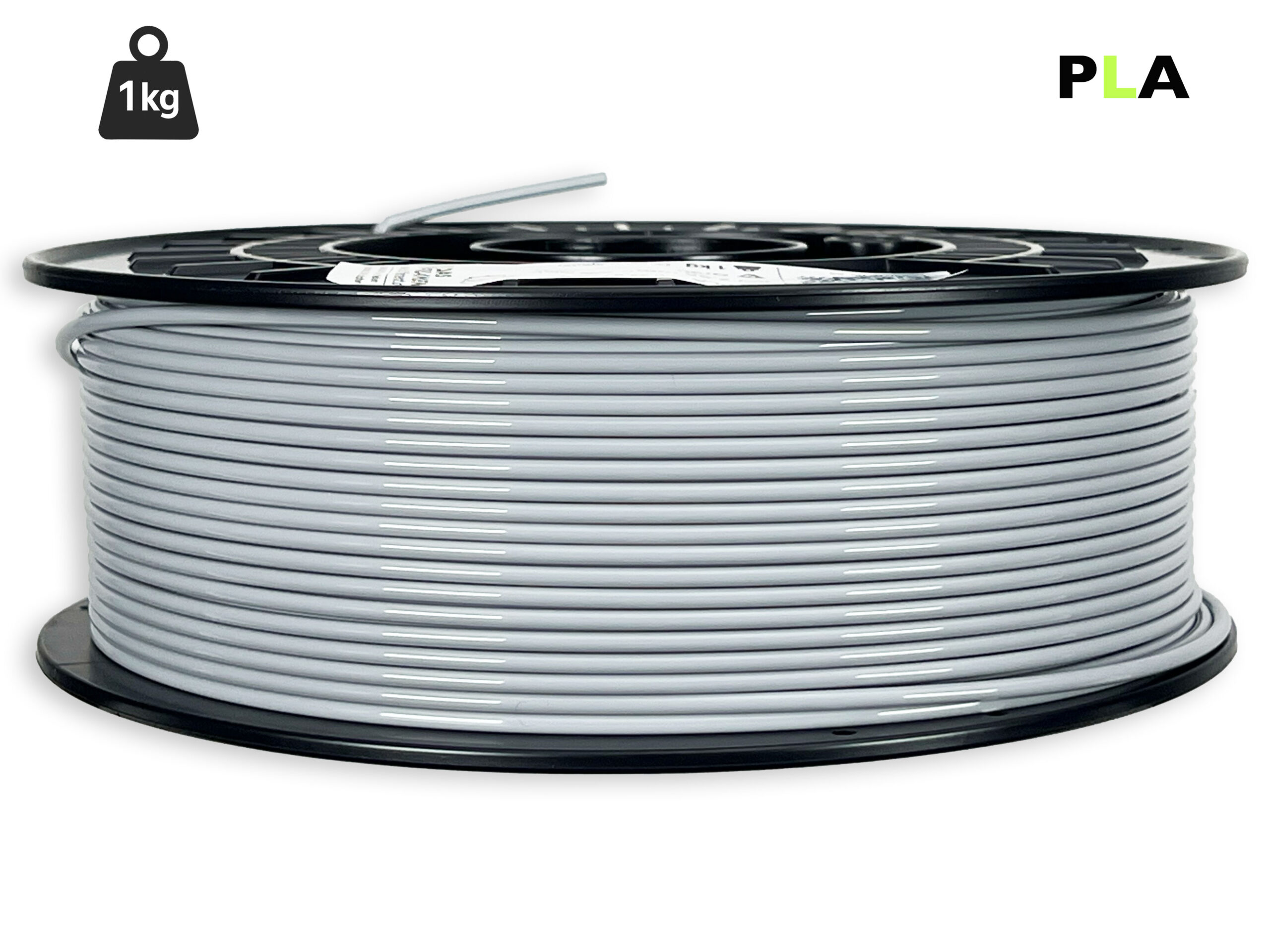 PLA Filament - 2,85 mm - Grau - 1 kg – Bild 1