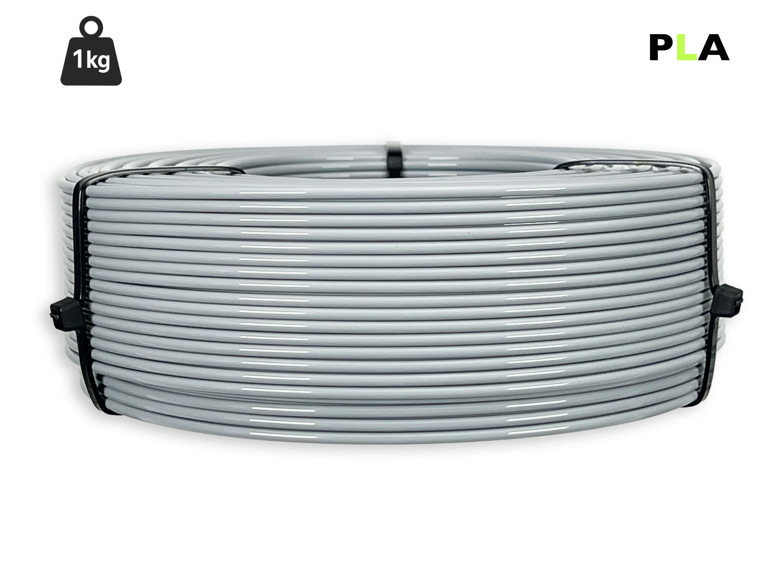 PLA Filament - 2,85 mm - Grau - 1 kg Refill – Bild 1