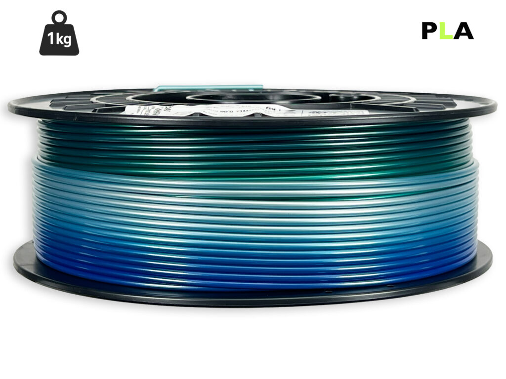PLA Filament - 2,85 mm - Multicolor Polarlicht - 1 kg