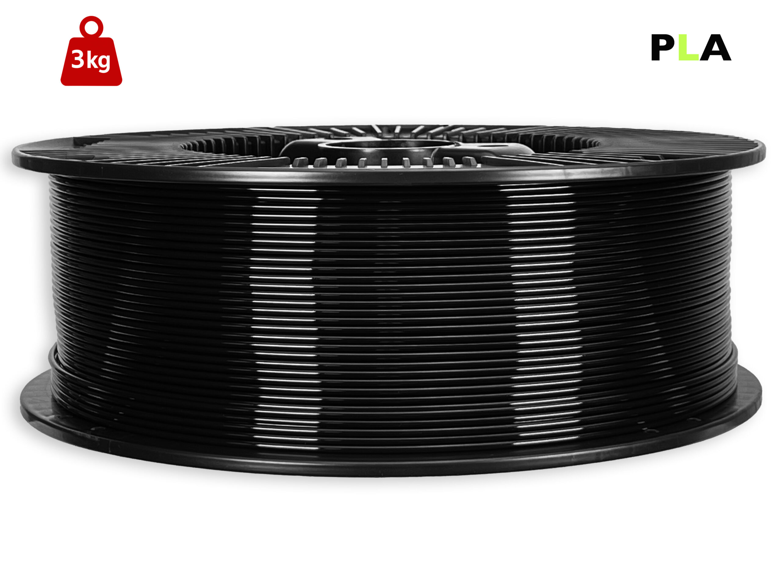 PLA Filament - 2,85 mm - Schwarz - 3 kg – Bild 1
