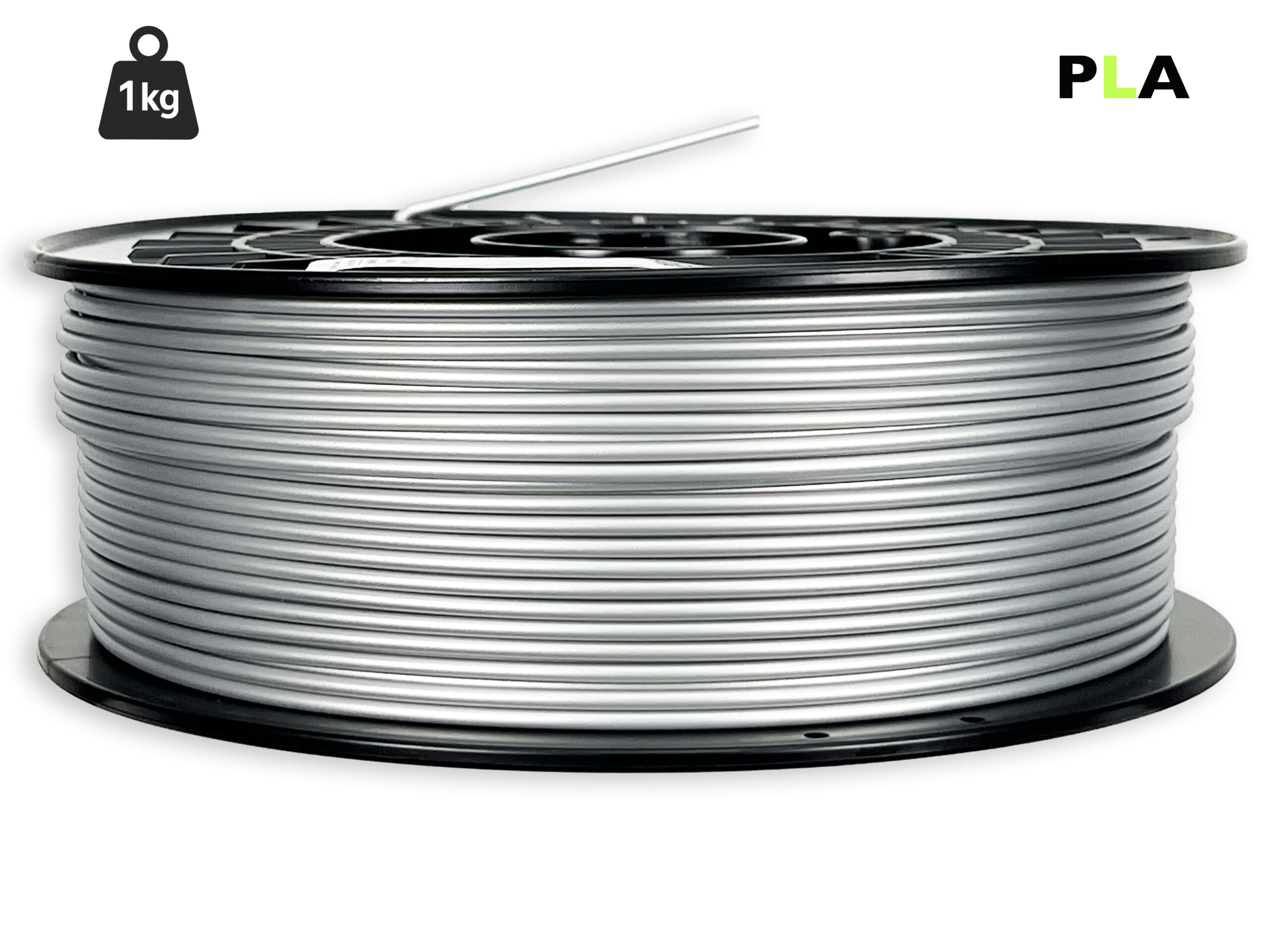 PLA Filament - 2,85 mm - Silber - 1 kg – Bild 1