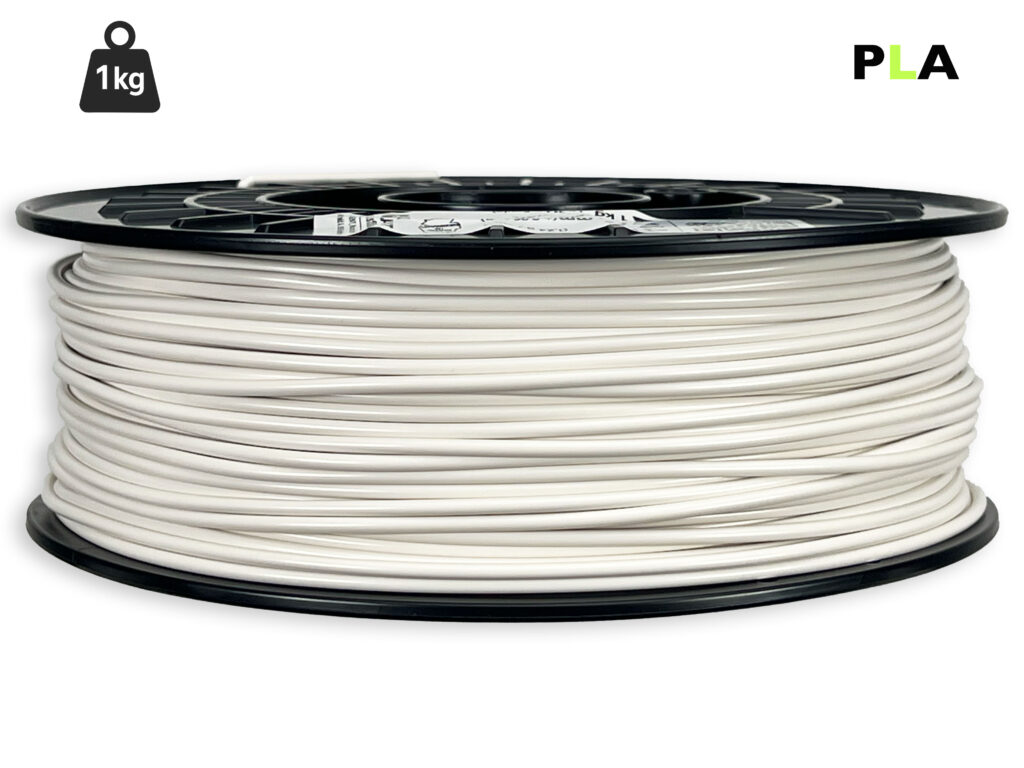 PLA Filament - 2,85 mm - Tonweiß matt - 1 kg