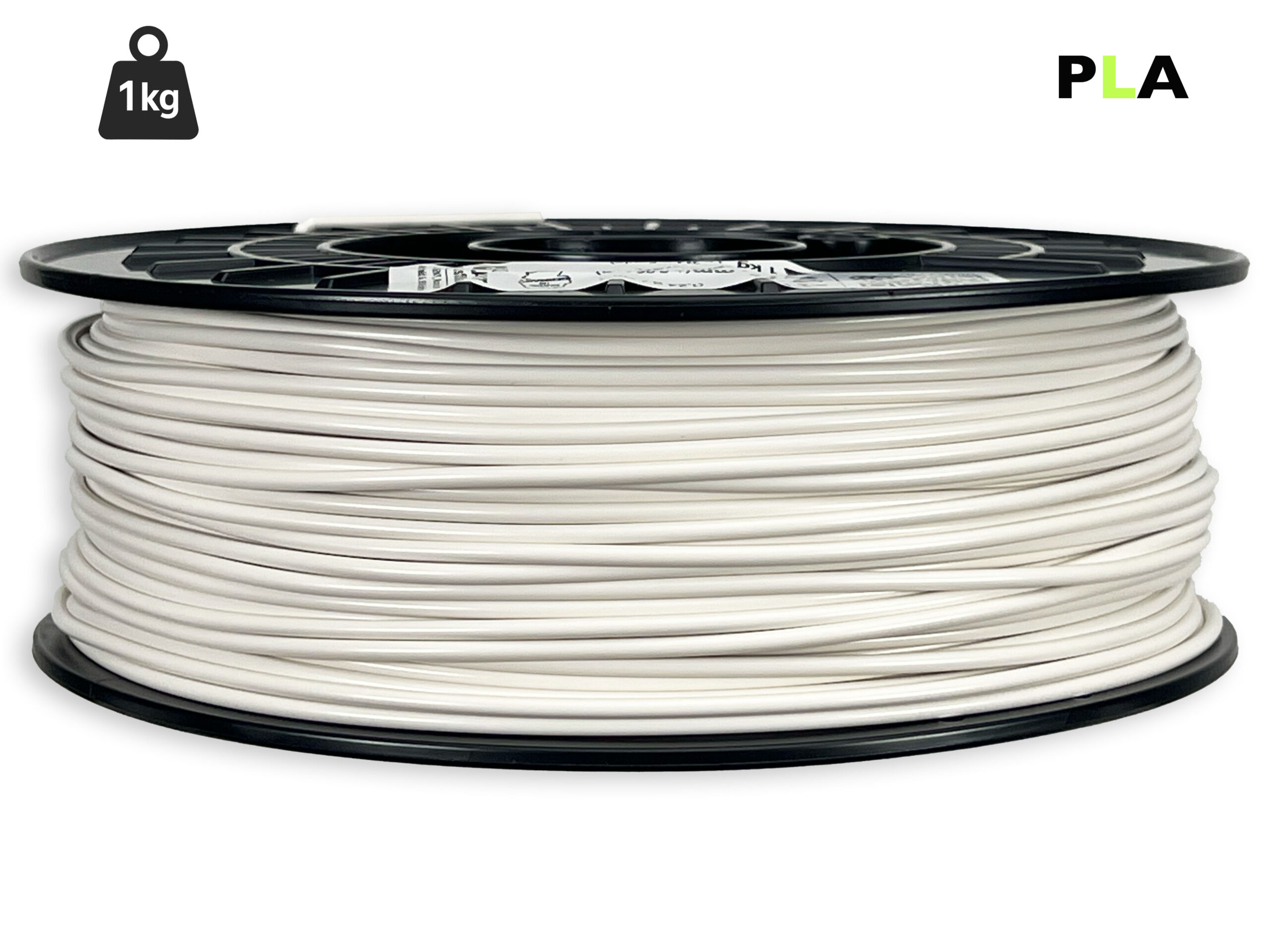 PLA Filament - 2,85 mm - Tonweiß matt - 1 kg – Bild 1