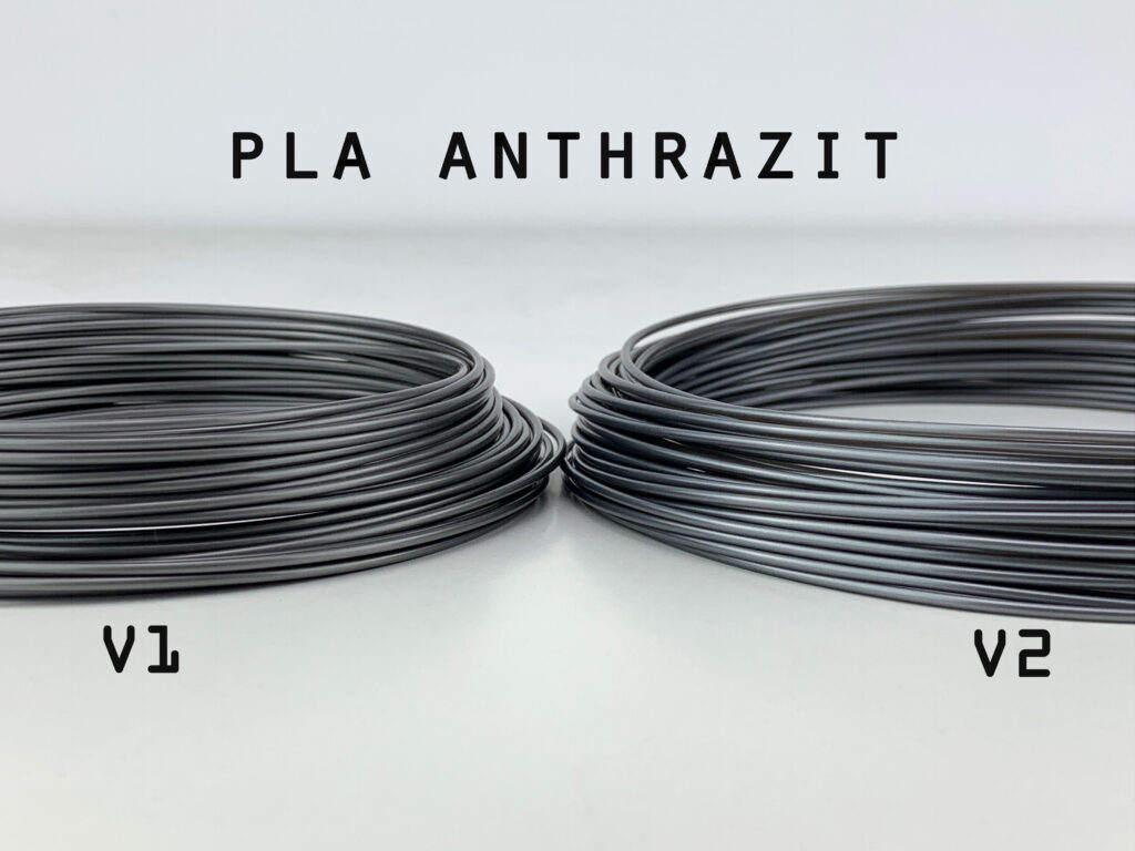PLA Filament - 1,75 mm - Anthrazit V2 - 1 kg Refill
