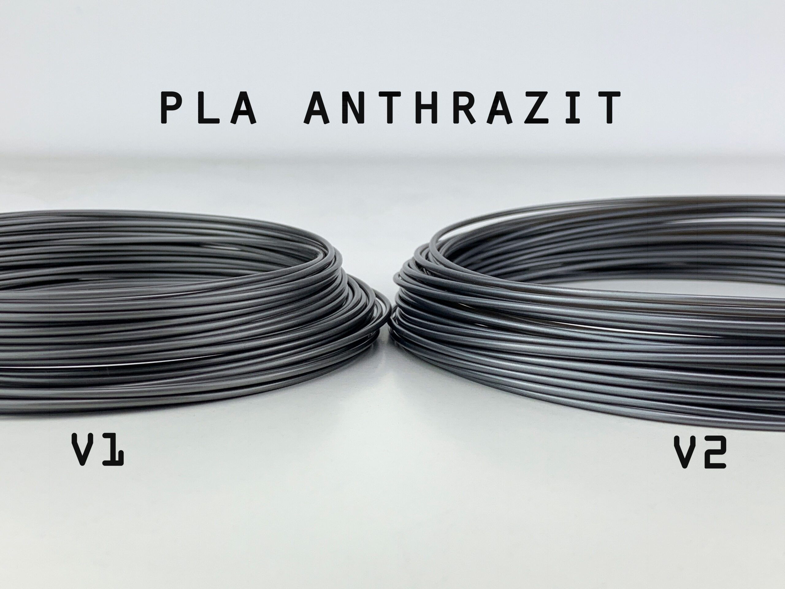 PLA Filament - 1,75 mm - Anthrazit V2 - 1 kg Refill – Bild 3