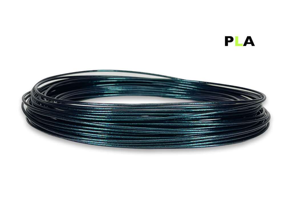 PLA Filament 50 g Sample - 1,75 mm - Blue Pearl