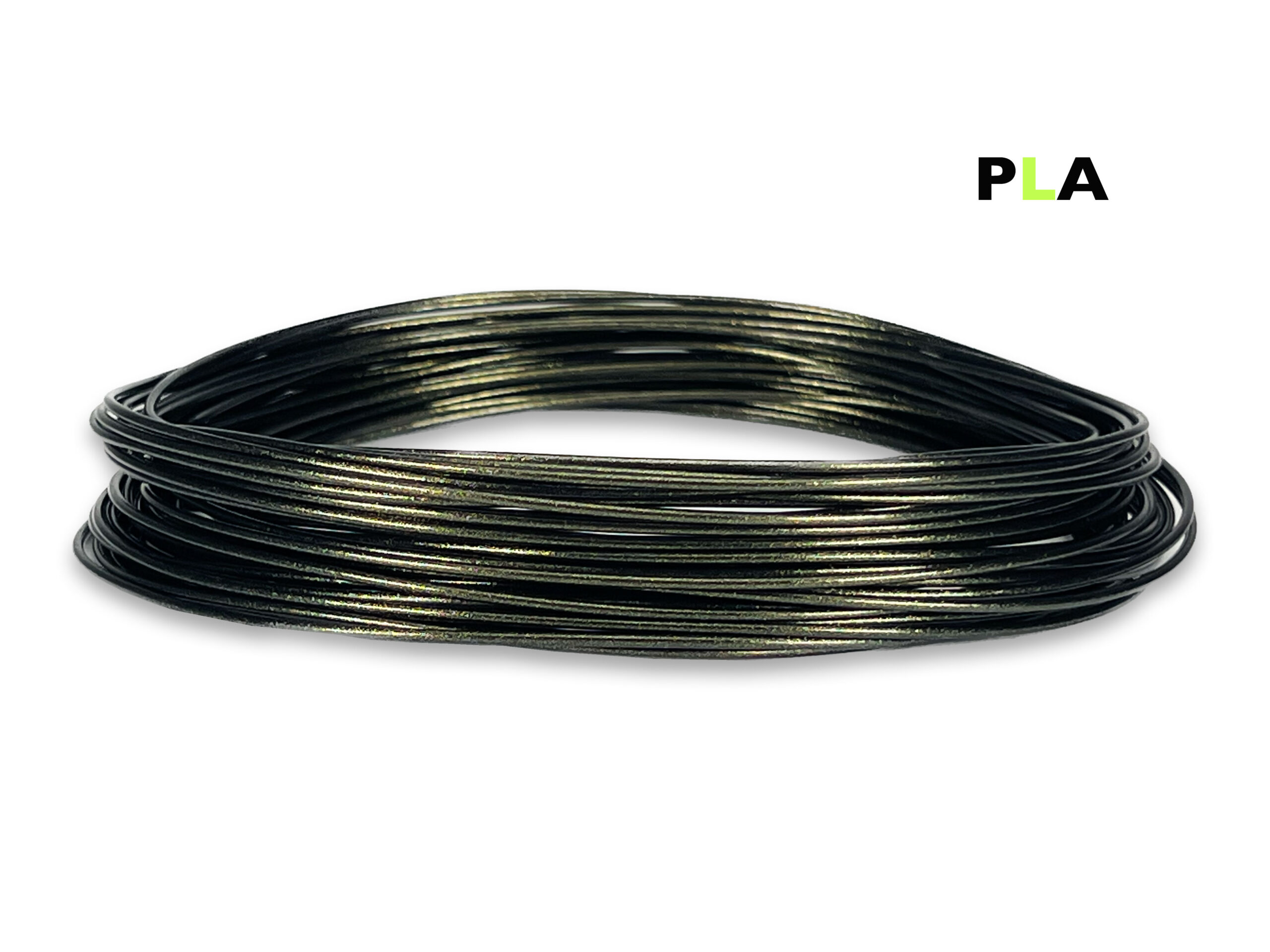 PLA Filament 50 g Sample - 1,75 mm - Grüngold – Bild 1