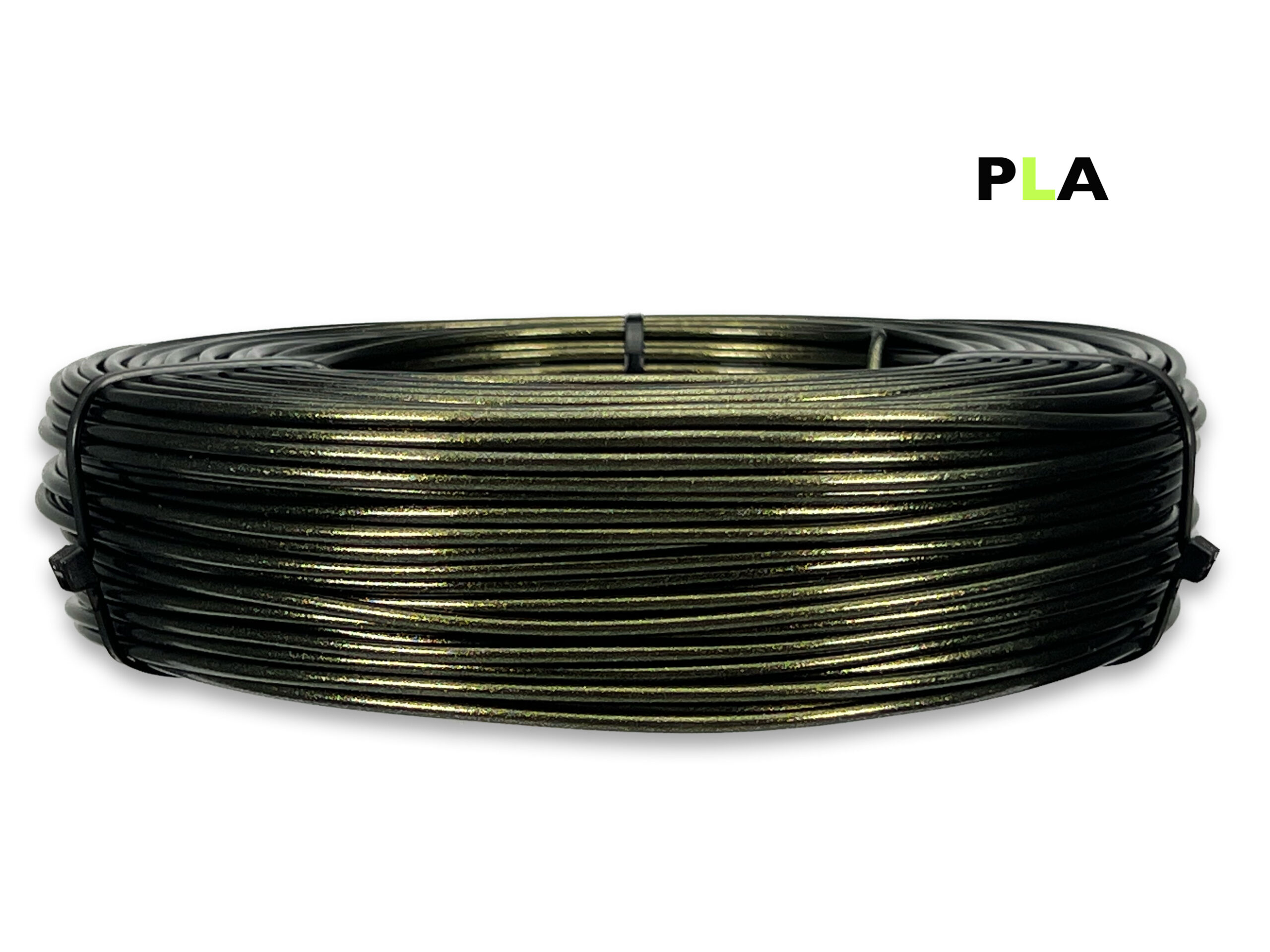 PLA Filament - 2,85 mm - Grüngold - Refill 800 g – Bild 1