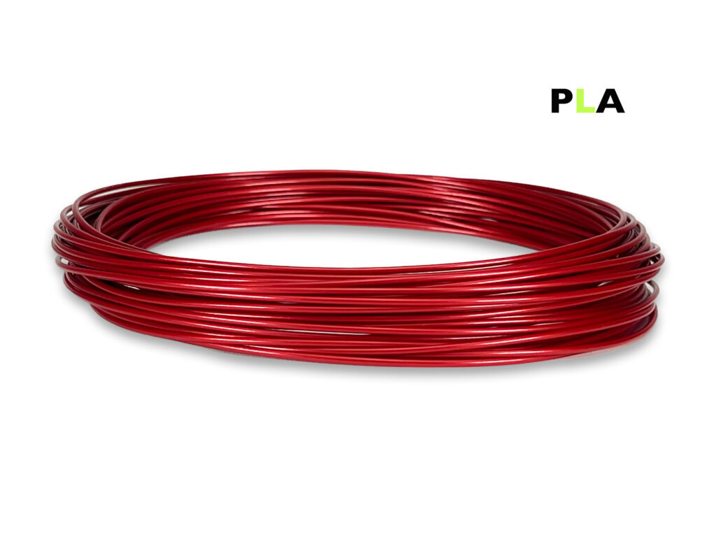 PLA Filament 50 g Sample - 1,75 mm - Metallic Rot