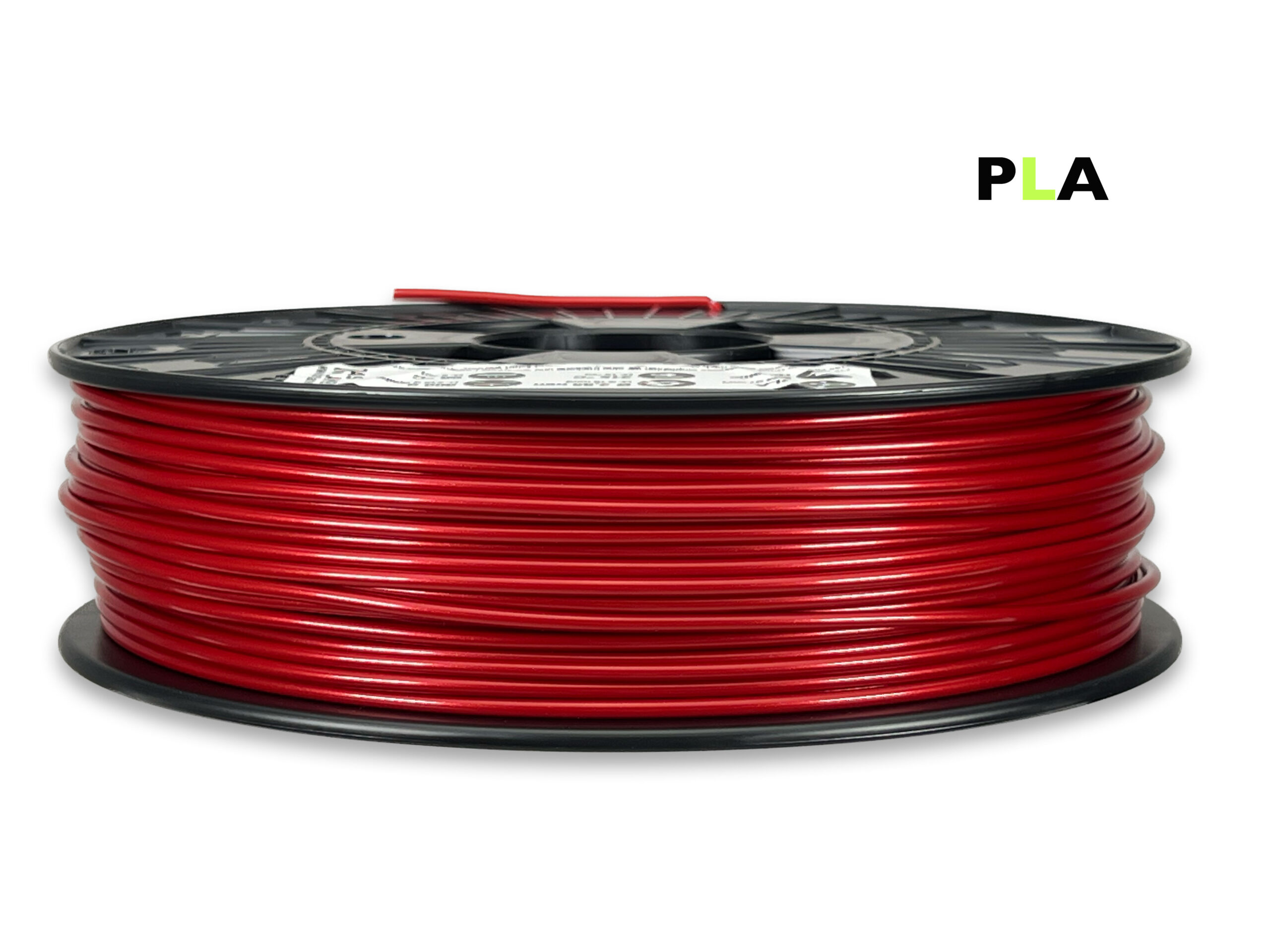 PLA Filament - 2,85 mm - Metallic Rot - 800 g – Bild 1