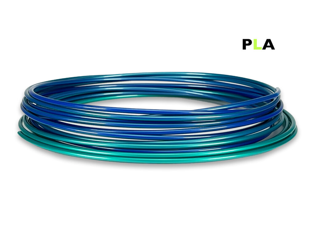 PLA Filament 50 g Sample - 2,85 mm - Multicolor Polarlicht