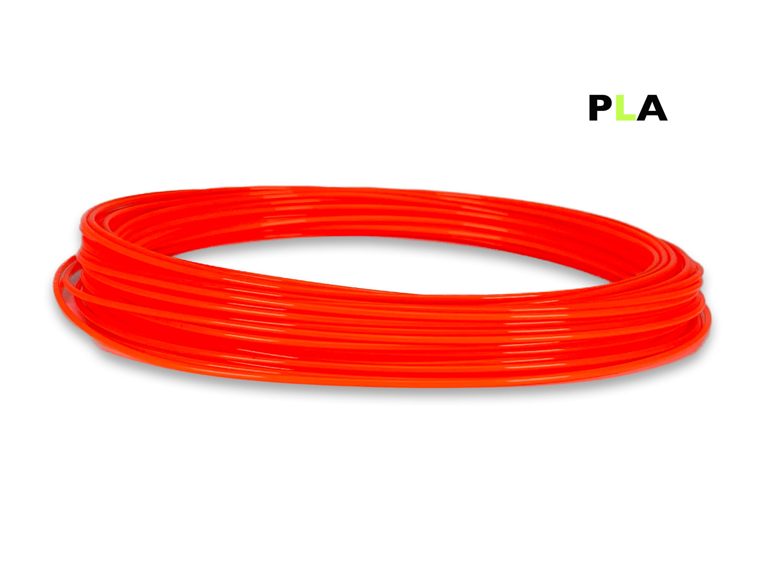 PLA Filament 50 g Sample - 1,75 mm - Neonorange – Bild 1