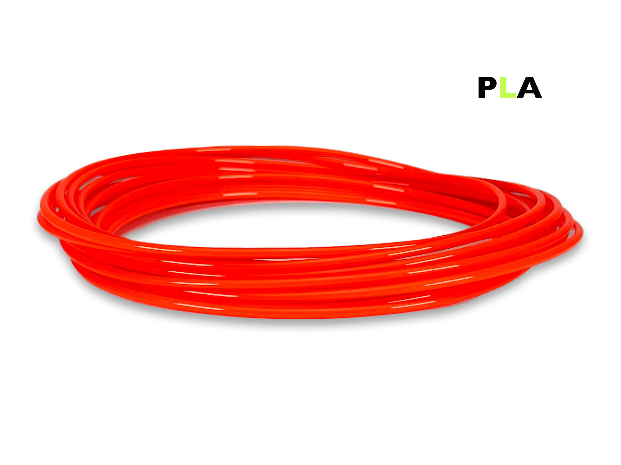 PLA Filament 50 g Sample - 2,85 mm - Neonorange – Bild 1