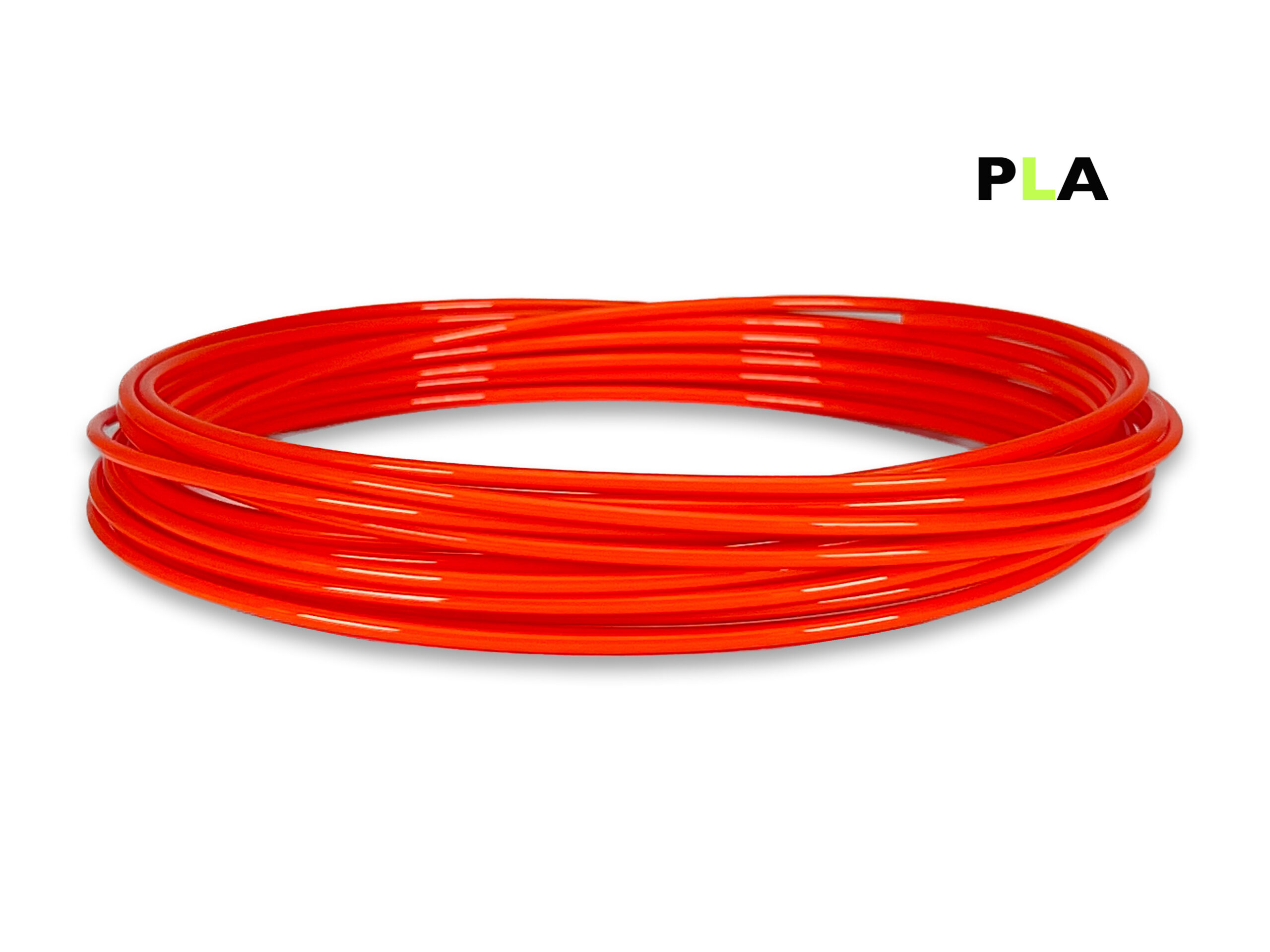 PLA Filament 50 g Sample - 2,85 mm - Reinorange – Bild 1