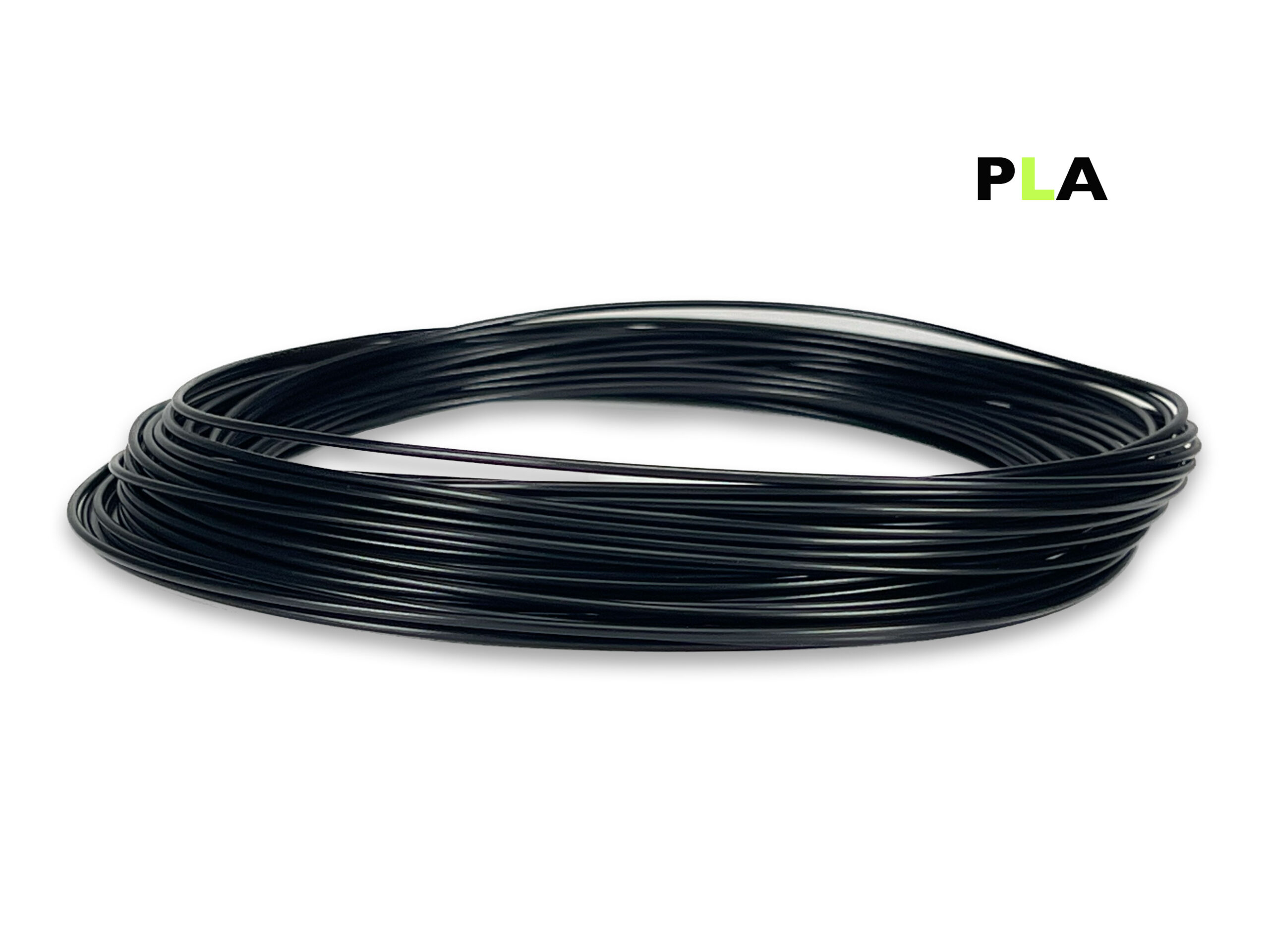 PLA Filament 50 g Sample - 1,75 mm - Schwarz matt – Bild 1