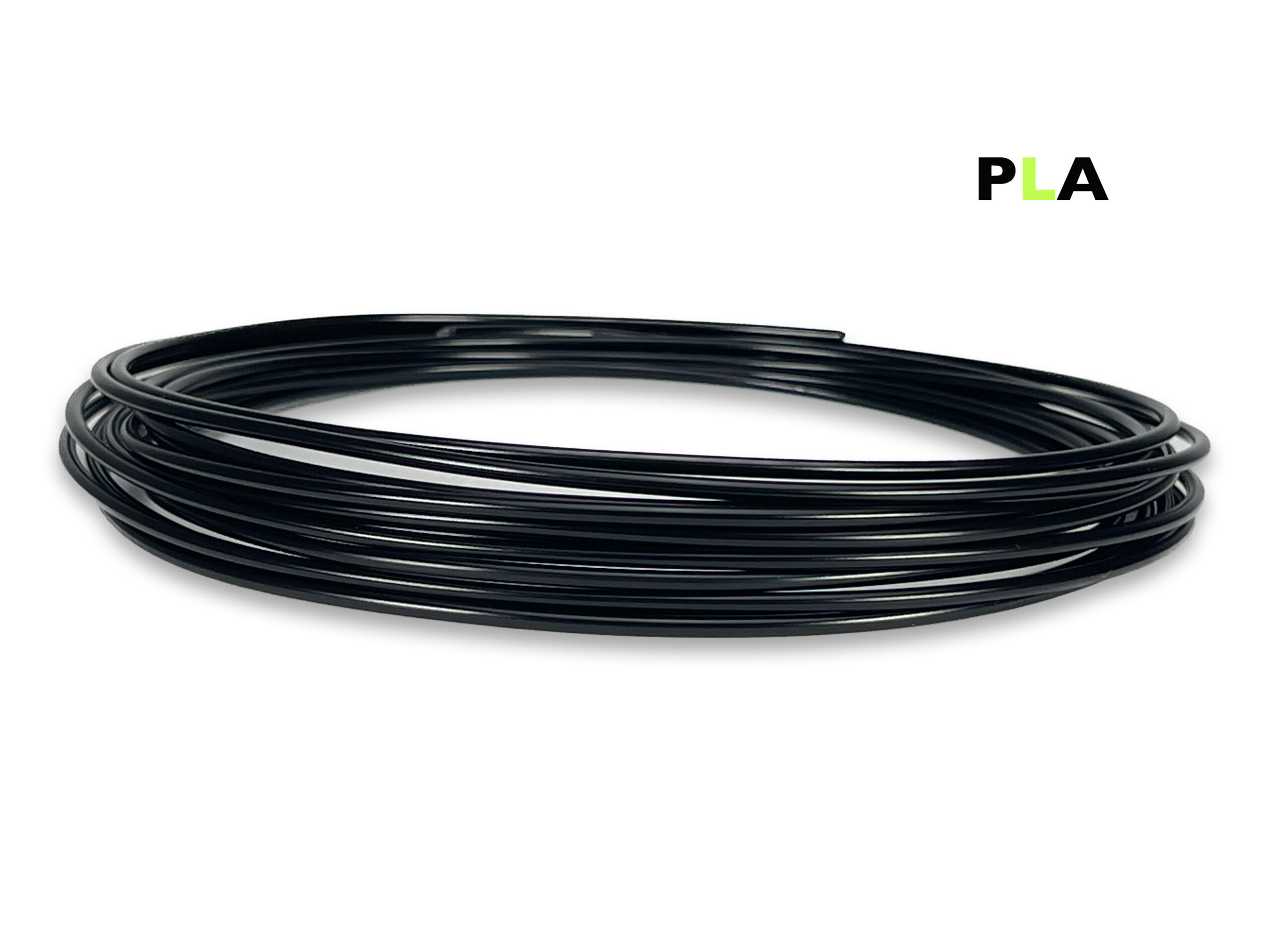 PLA Filament 50 g Sample - 2,85 mm - Schwarz matt – Bild 1