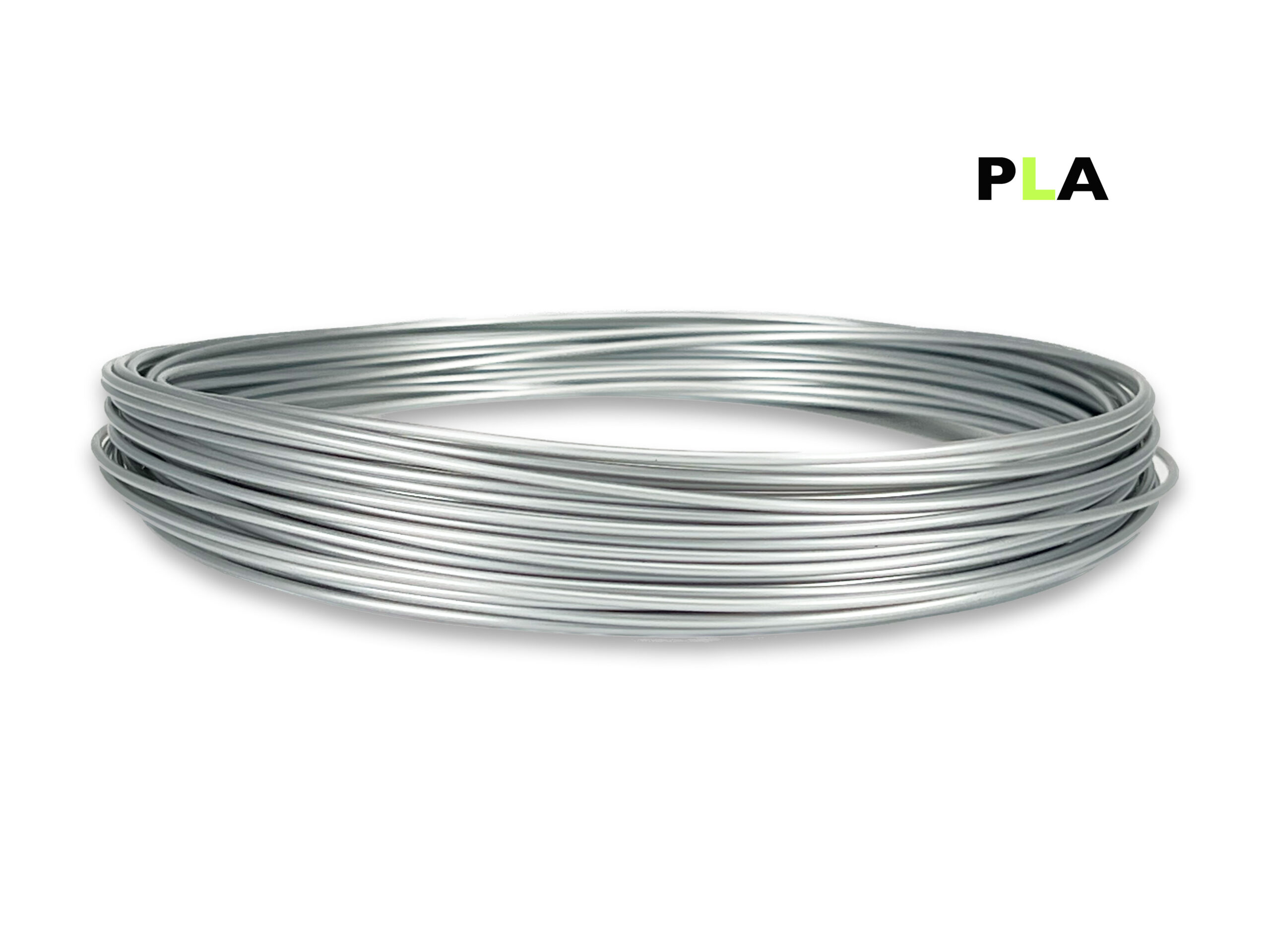 PLA Filament 50 g Sample - 1,75 mm - Silber – Bild 1
