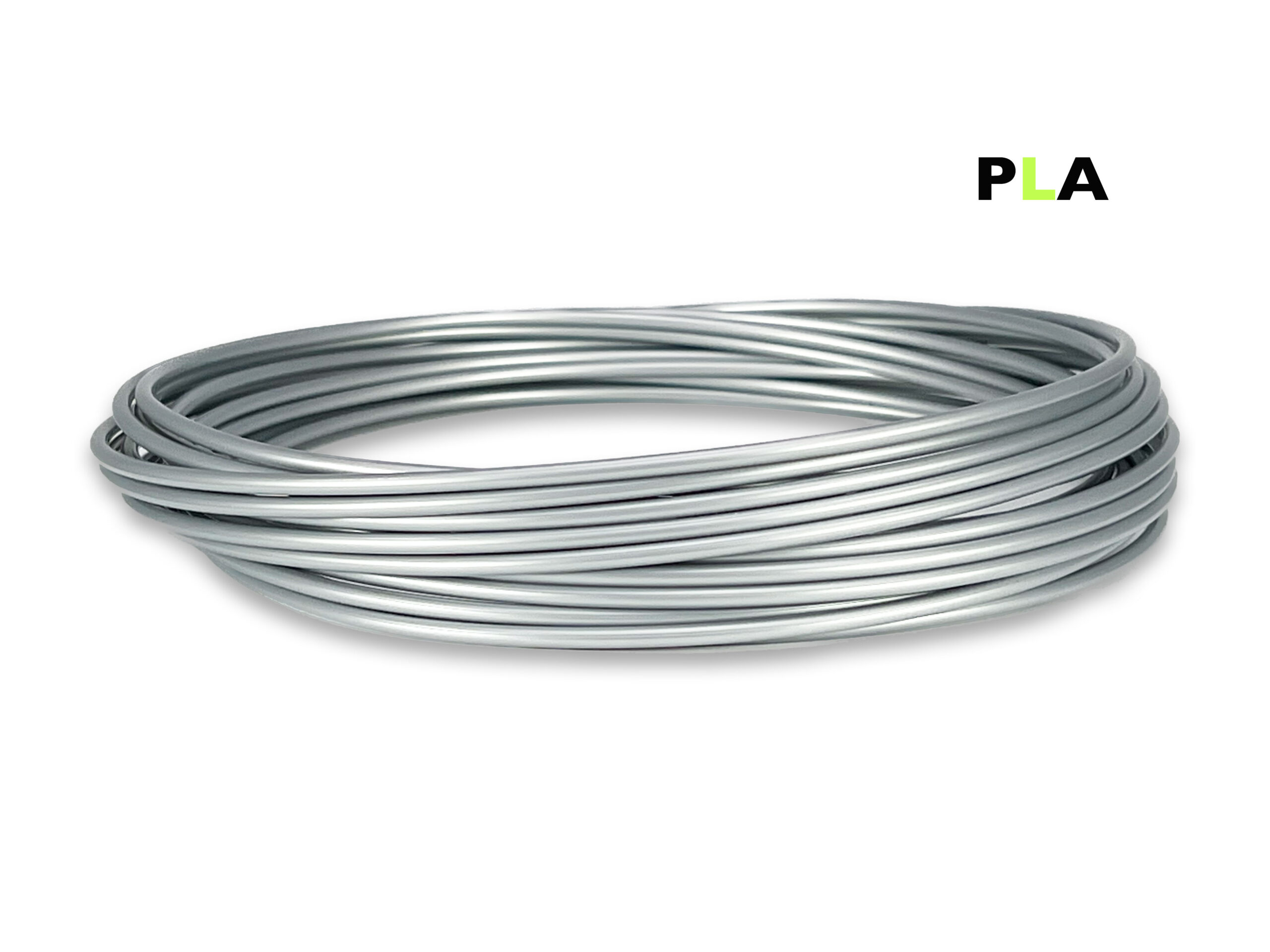 PLA Filament 50 g Sample - 2,85 mm - Silber – Bild 1