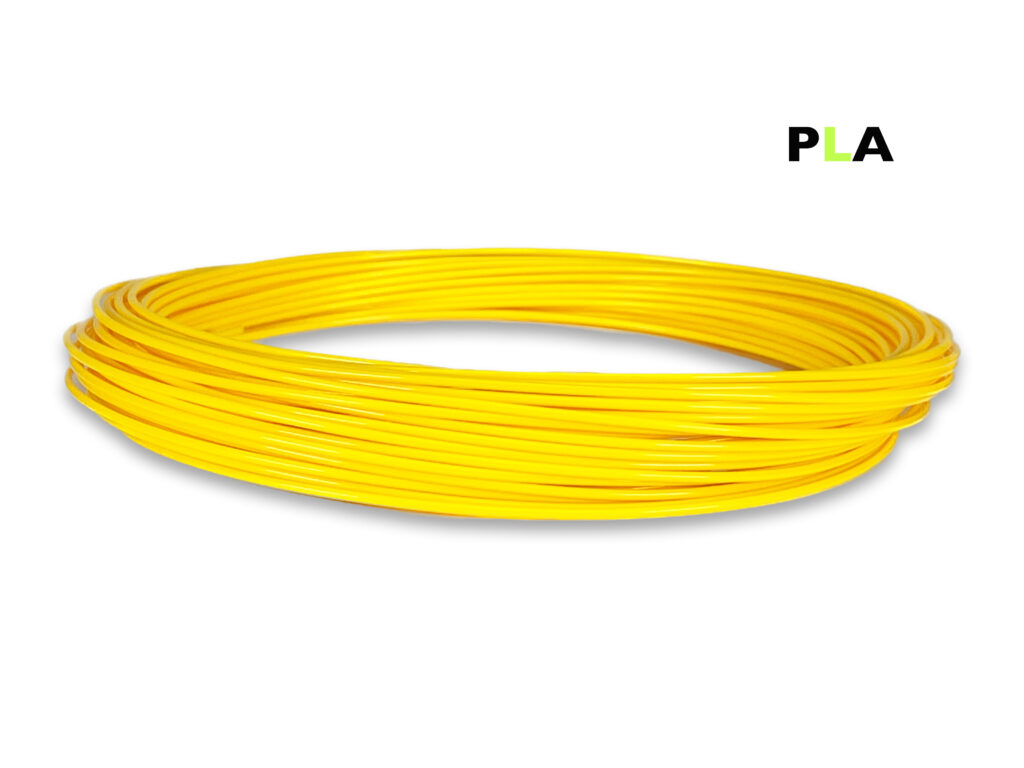 PLA Filament 50 g Sample - 1,75 mm - Sonnengelb