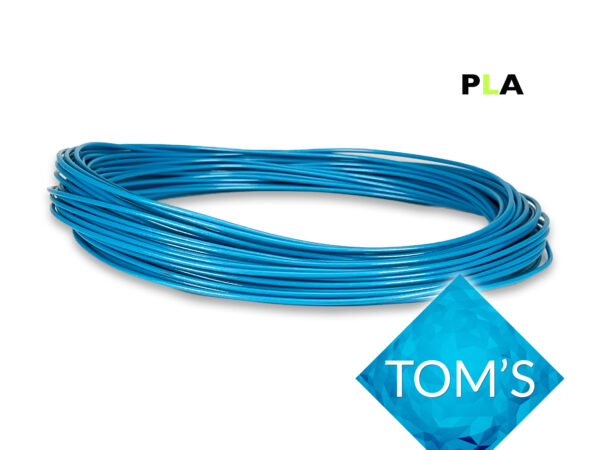 PLA Filament 50 g Sample - 1,75 mm - Toms3D Infinity Blue