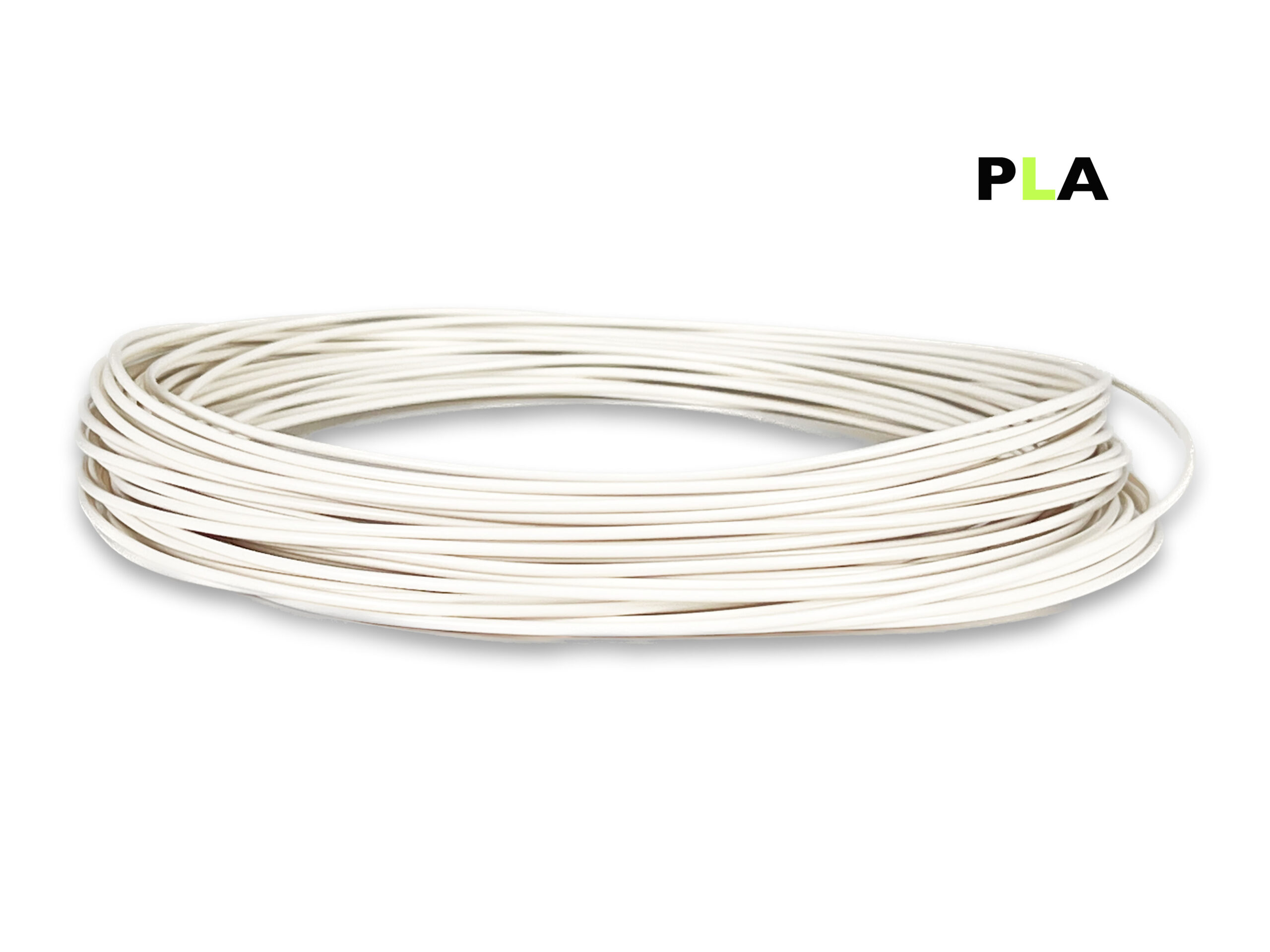 PLA Filament 50 g Sample - 1,75 mm - Tonweiß matt – Bild 1