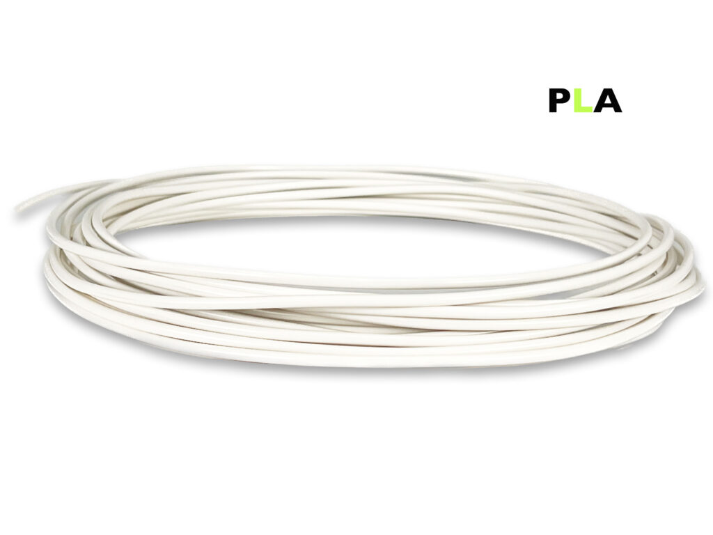 PLA Filament 50 g Sample - 2,85 mm - Tonweiß matt
