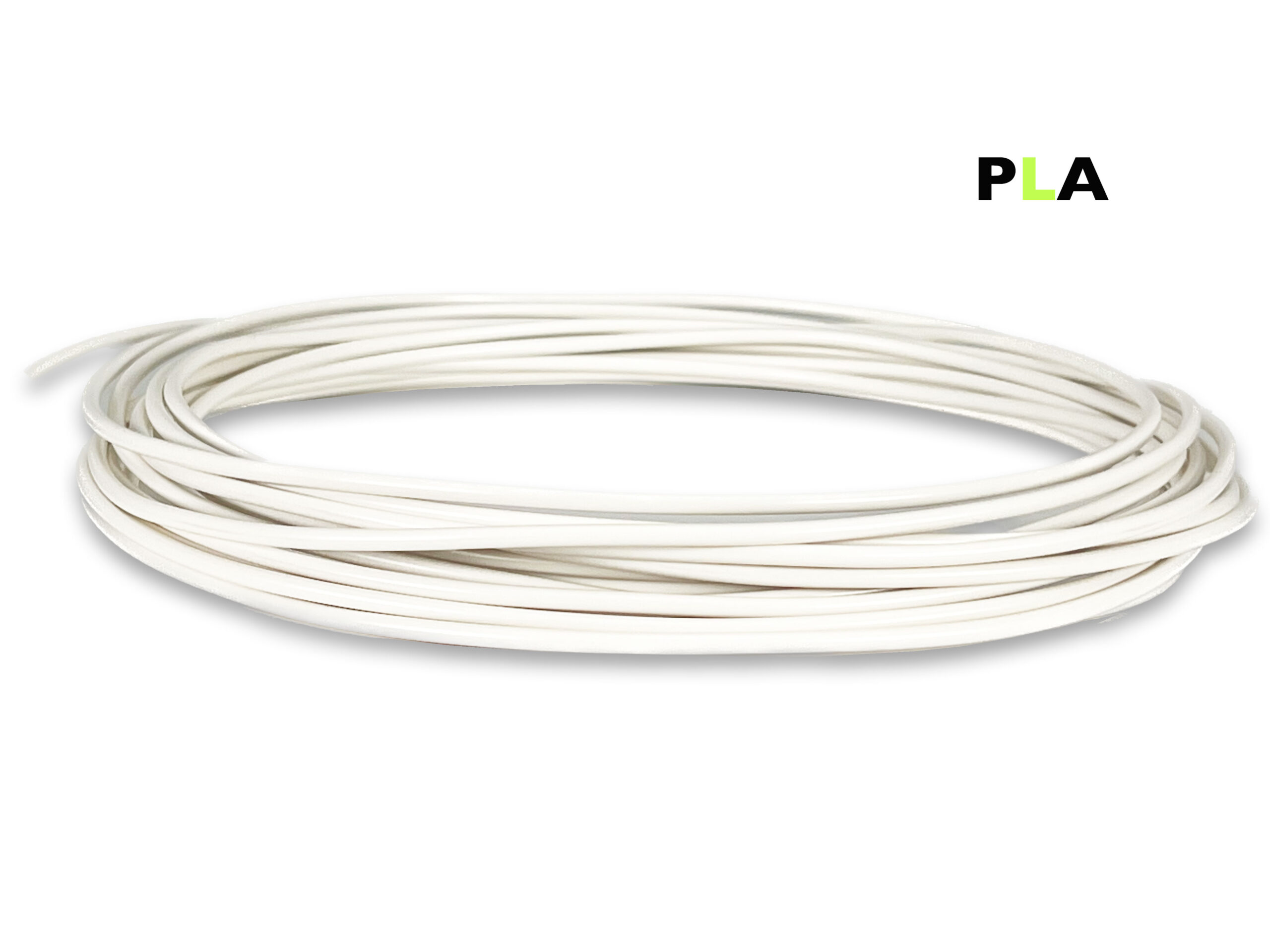 PLA Filament 50 g Sample - 2,85 mm - Tonweiß matt – Bild 1
