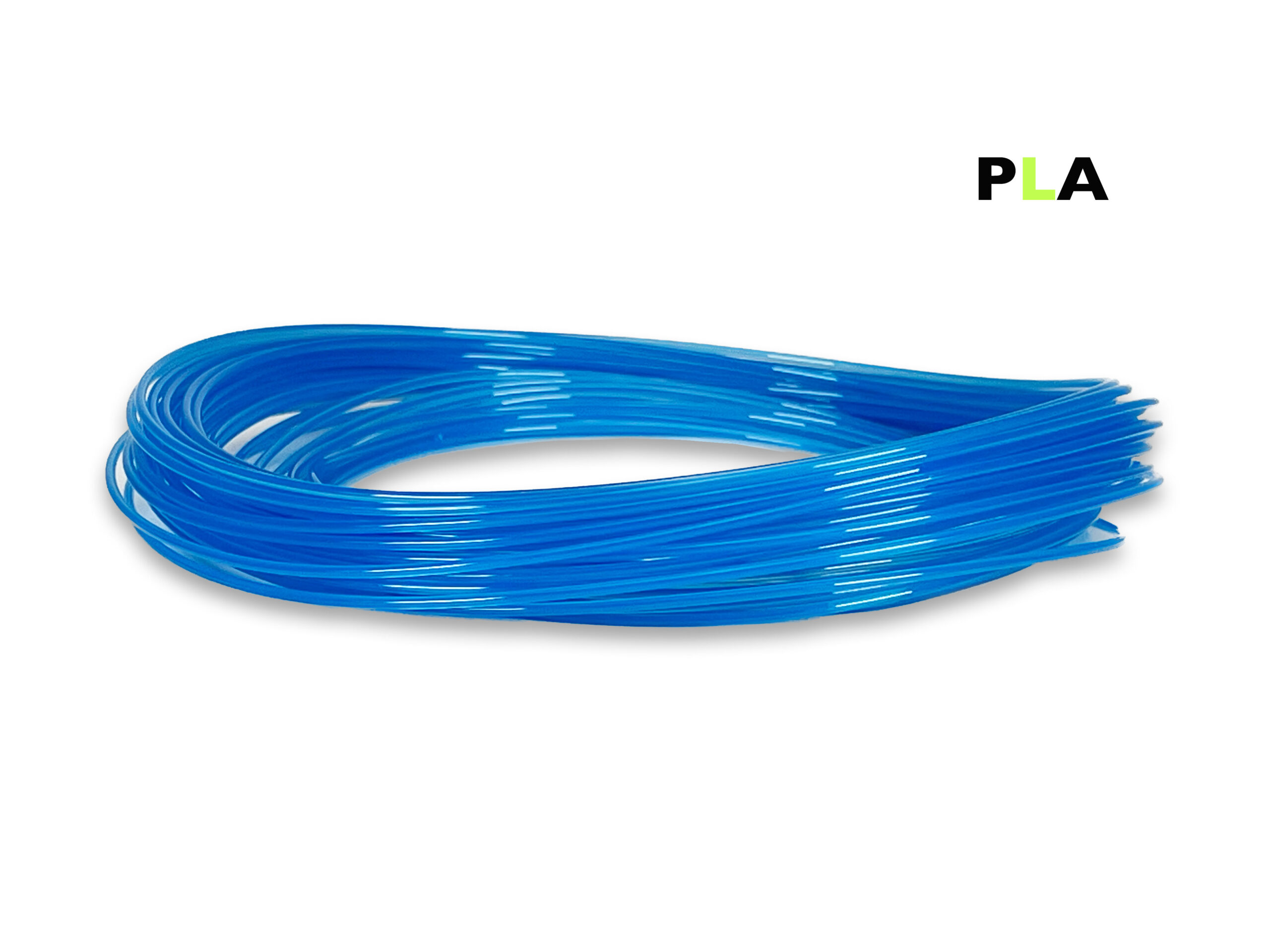PLA Filament 50 g Sample - 1,75 mm - Transluzent-Blau – Bild 1