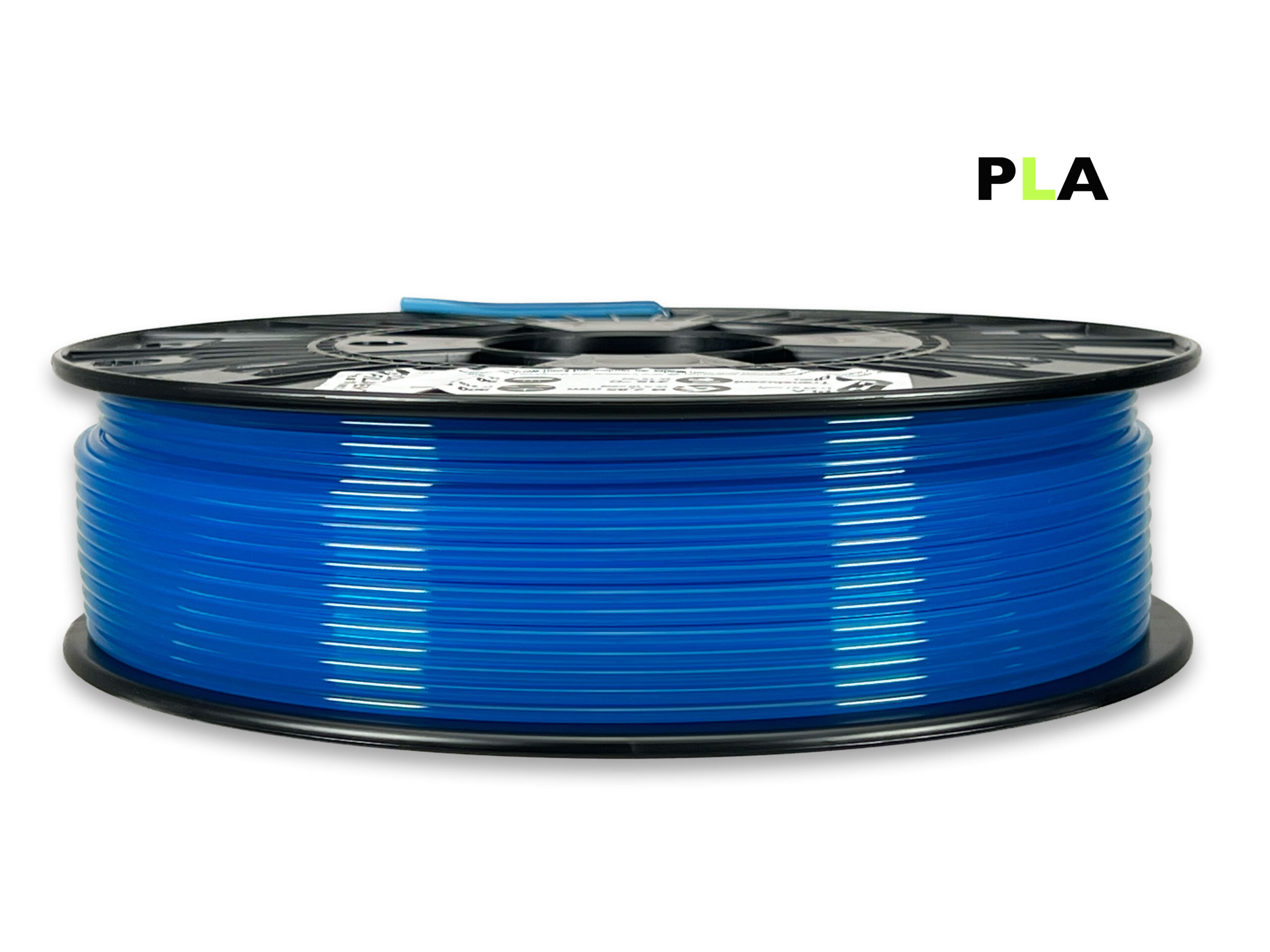 PLA Filament - 2,85 mm - Transluzent-Blau - 800 g – Bild 1