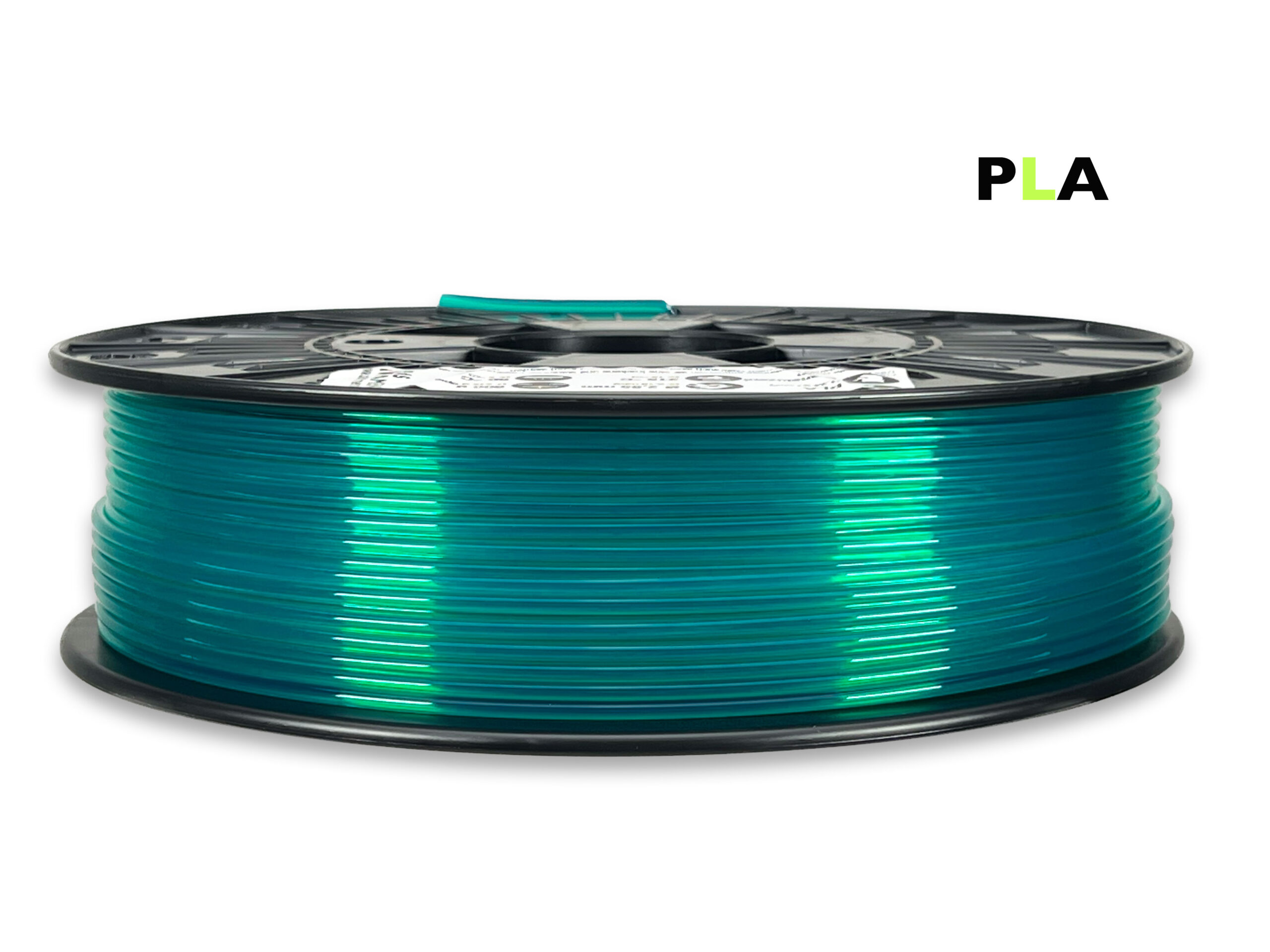 PLA Filament - 2,85 mm - Transluzent-Grün - 800 g – Bild 1