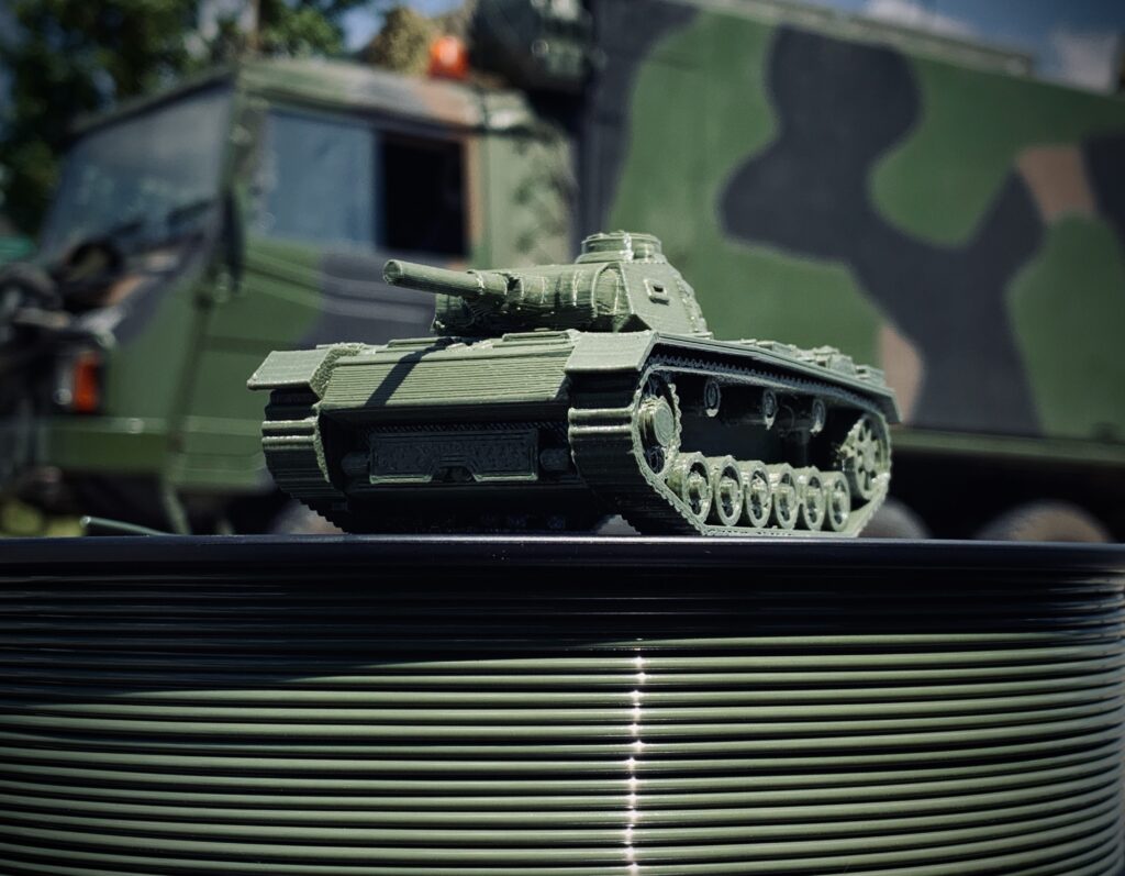 PETG Filament 50 g Sample - 1,75 mm - Militär-Grün