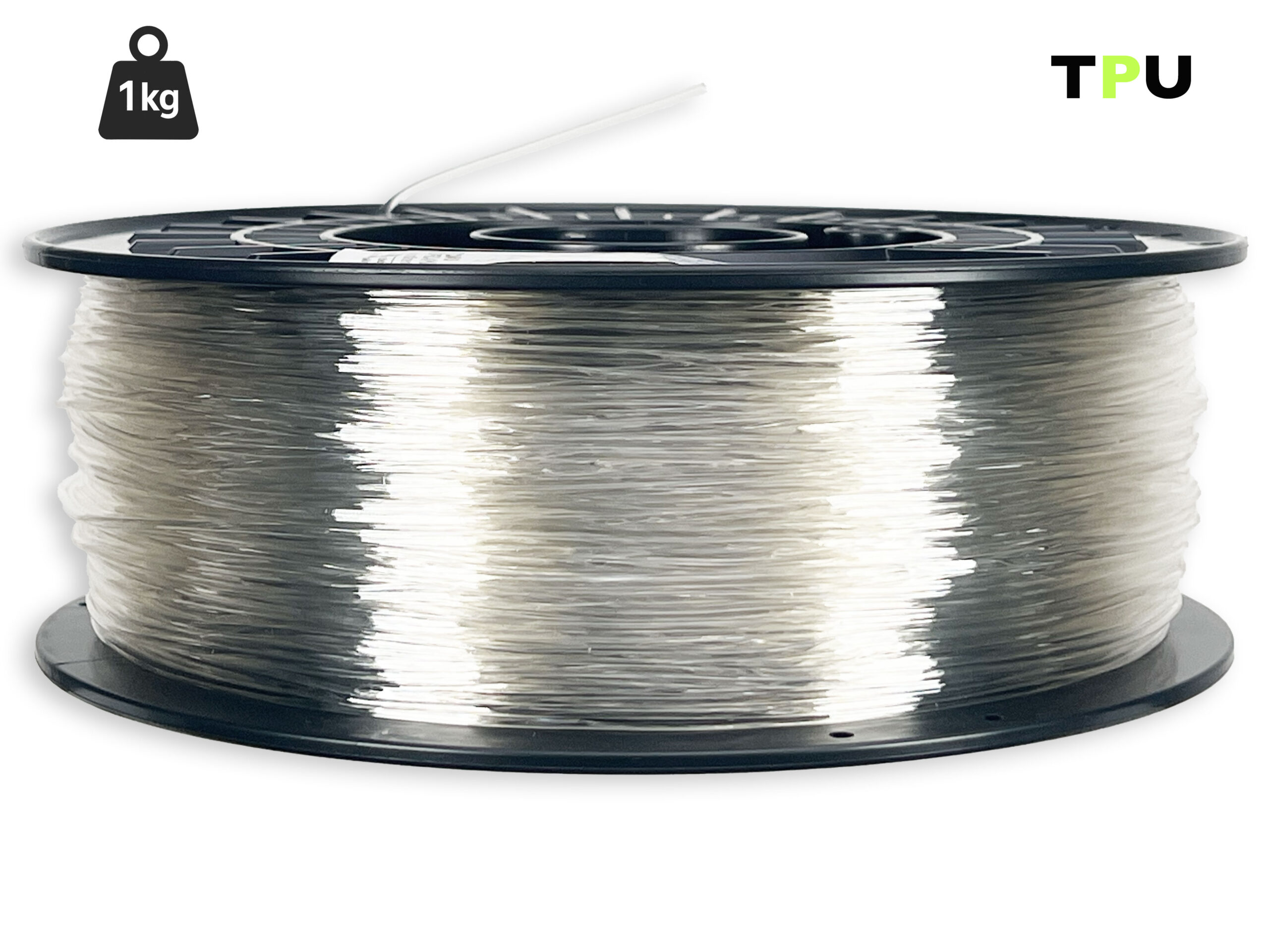 TPU V2 Filament (flexibel) - 1,75 mm - Natur - 1 kg – Bild 1