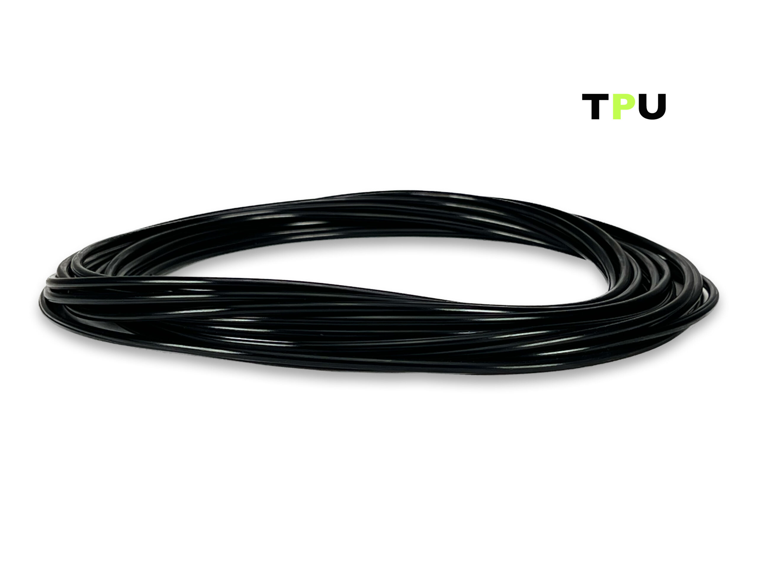 TPU V2 Filament (flexibel) 50 g Sample - 2,85 mm - Schwarz – Bild 1