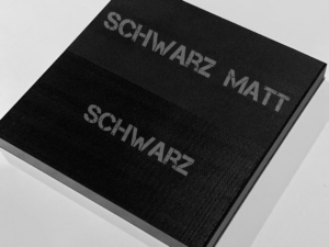 PLA Filament 50 g Sample - 2,85 mm - Schwarz matt – Bild 2