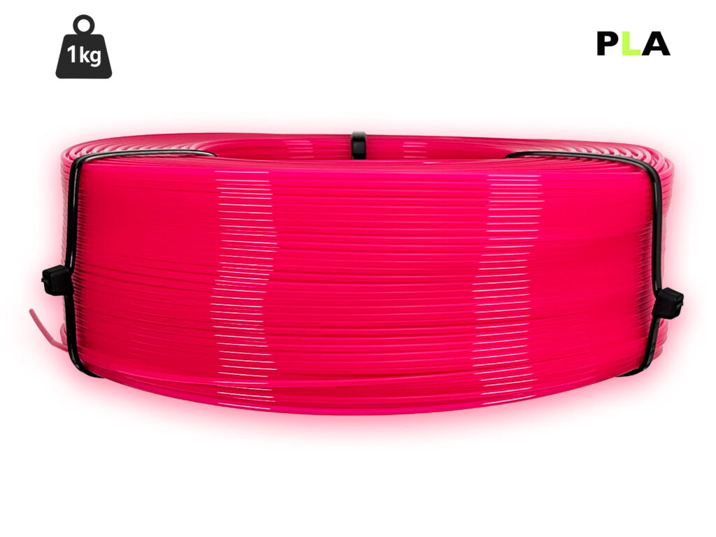 PLA Filament - 1,75 mm - Super Pink - 1 kg Refill